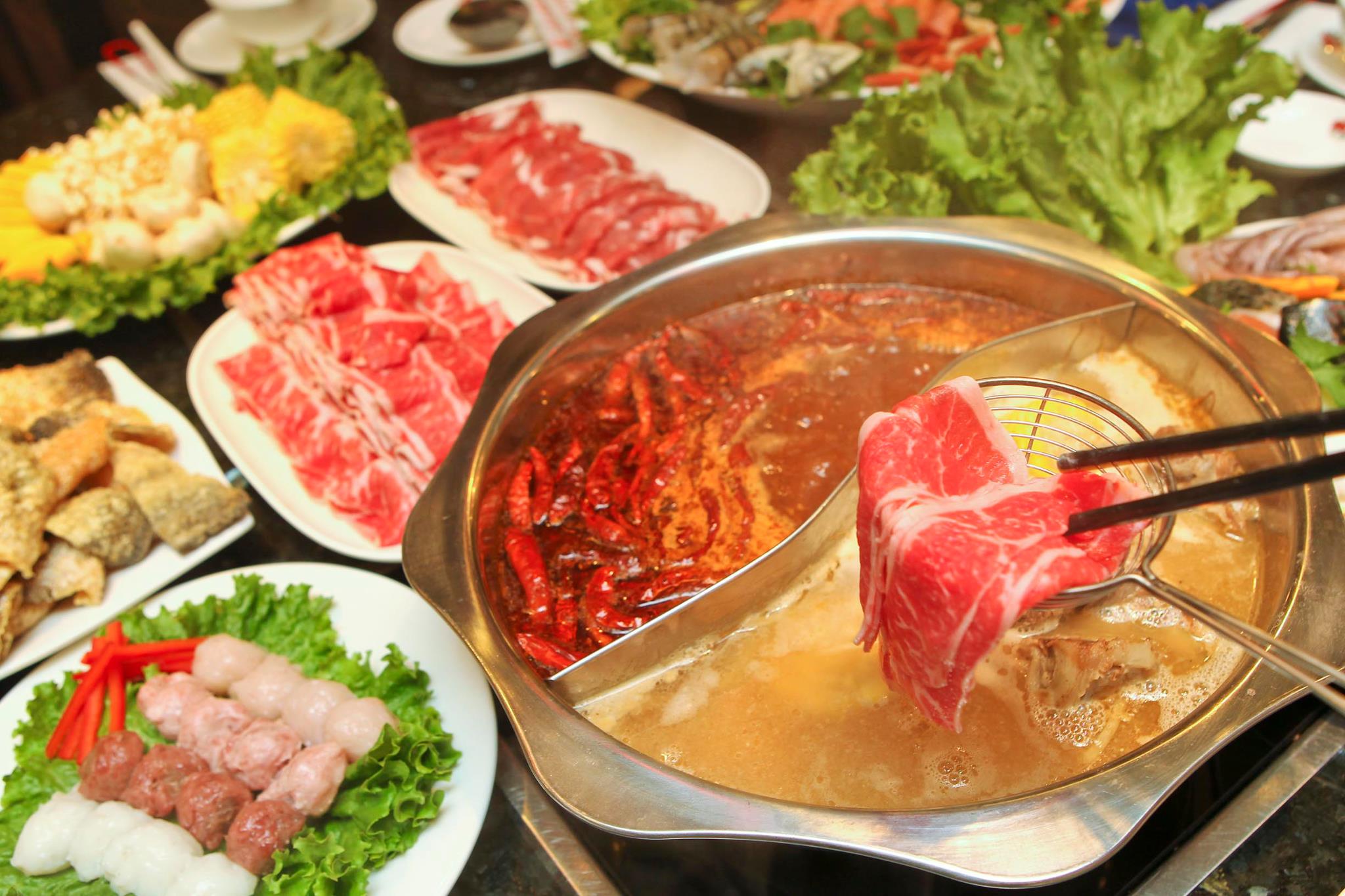 The role of meat in hot pot