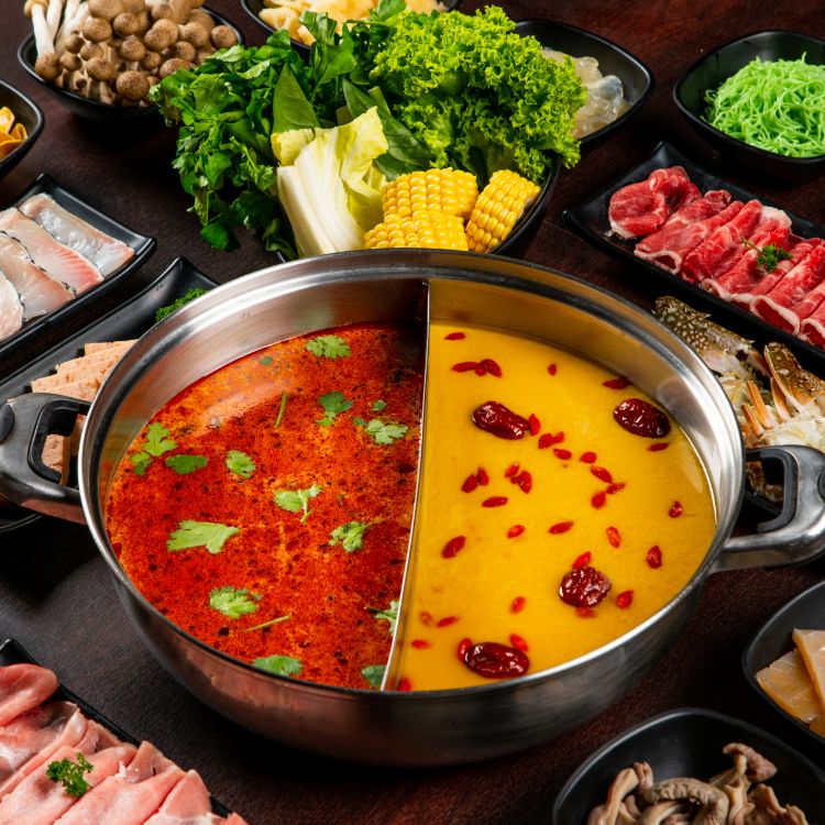 Dual-Flavored Hot Pot